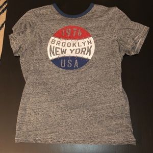Grey old navy baseball tee